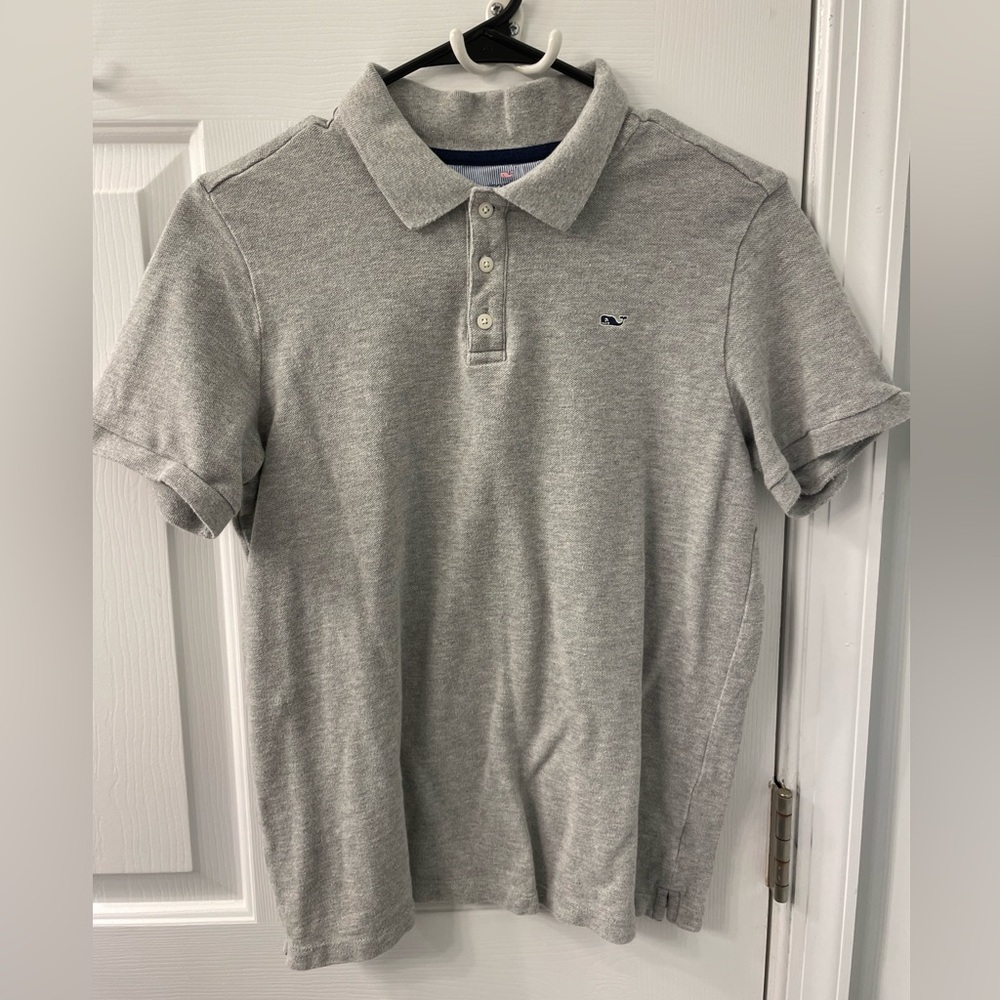 Vineyard Vines for Target gray classic polo 12-14